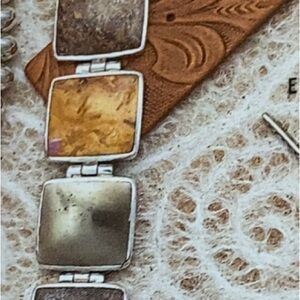 Early Silpada- sterling silver bracelet with  toggle clasp